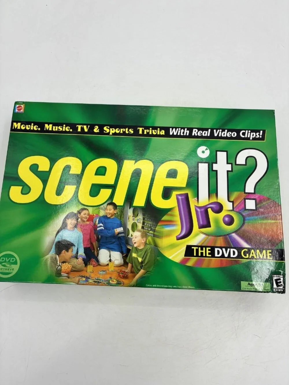 Vintage 2004 Scene It Jr. The DVD Game Movie Music TV Sports Trivia Ages 8+
